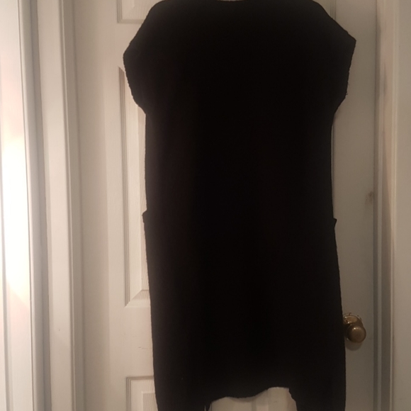 ICHI black vest cardigan - Picture 8 of 10